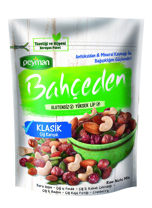 Peyman Raw Mixed Nuts Raisins Hazelnuts Almonds Cashew Nuts Pumpkin Seeds 5.82 ounce 165 gr