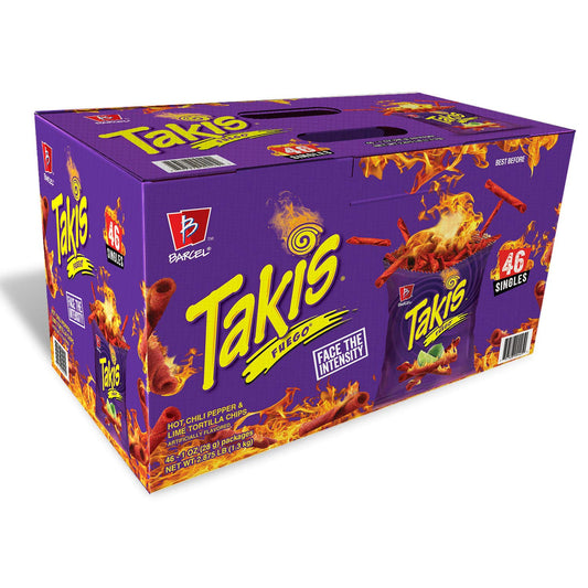 Barcel NCDVRRXK Takis Fuego, 2 Box of 46