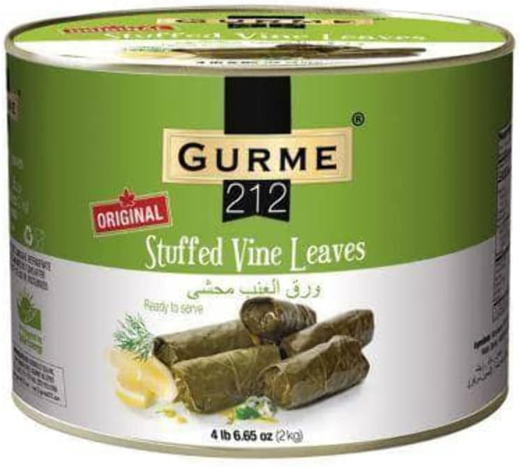 Gurme212 Original Stuffed Grape Leaves 4.4 lb can