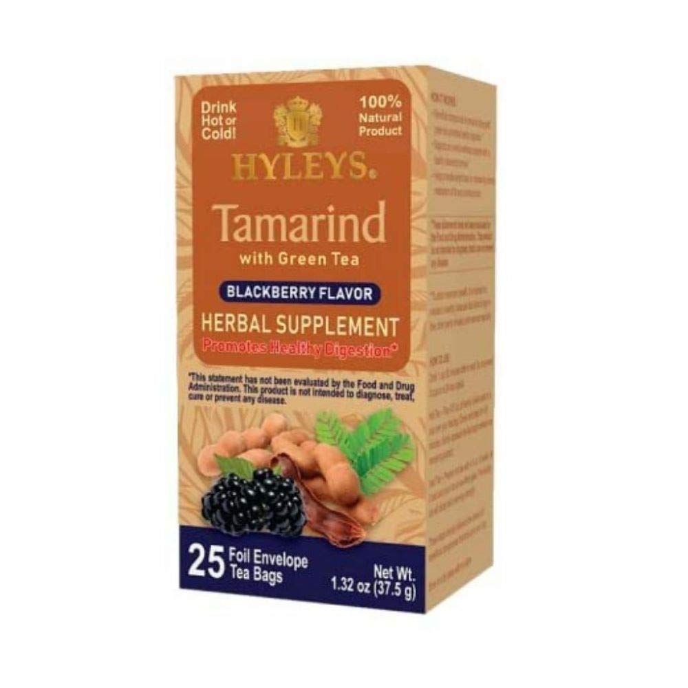 Hyleys Natural Wellness Nettle Leaves with Black Tea - Pure Ceylon Tea Blend - 100% Natural, Sugar-Free, Gluten-Free, Non-GMO - 25 Tea Bags
