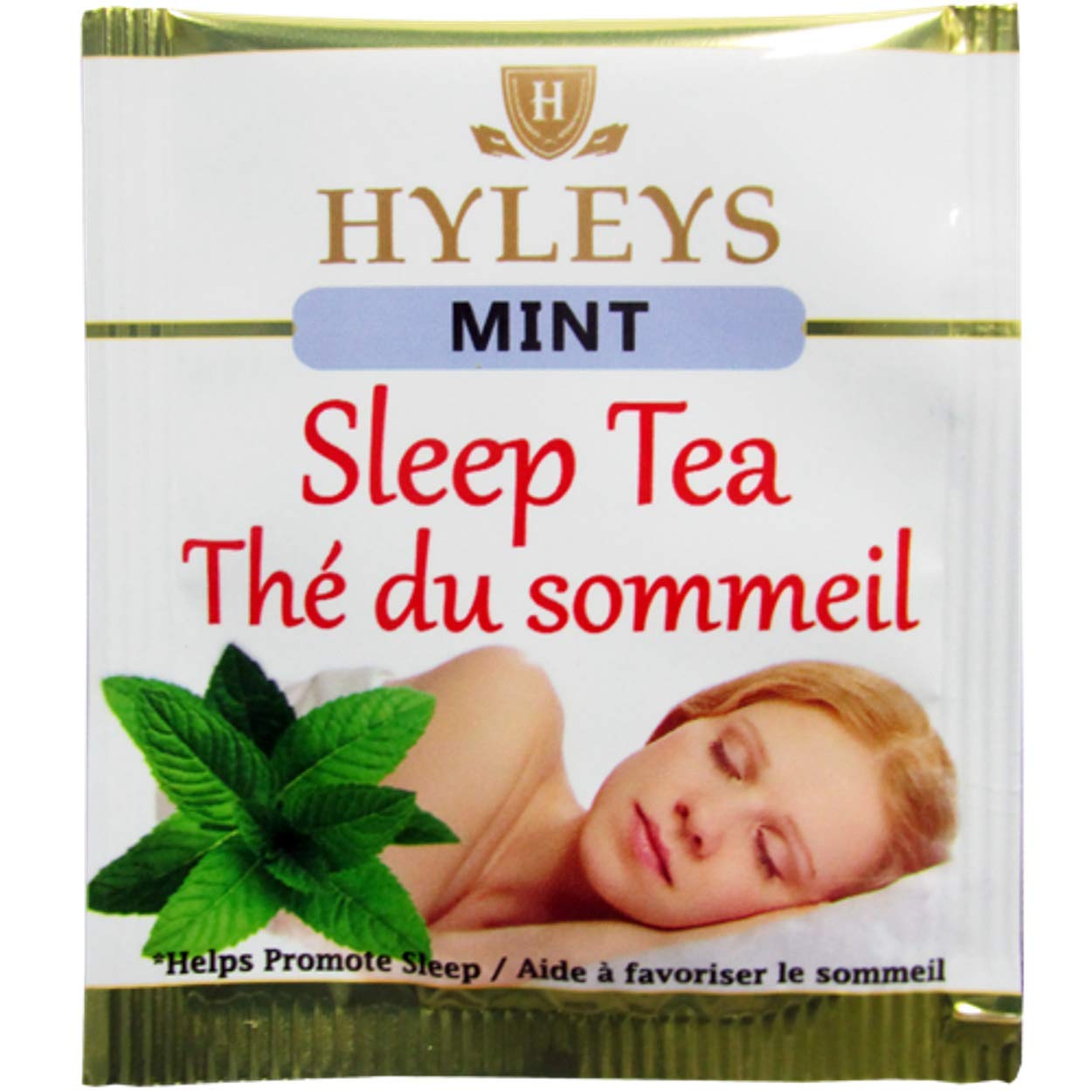 Hyleys Caffeine-Free Herbal Tea - Mint, Rosemary, Valerian Root, Lavender - 25 Tea Bags (1 Pack) - Calm Sleep Tea for a Relaxing Nightly Cup