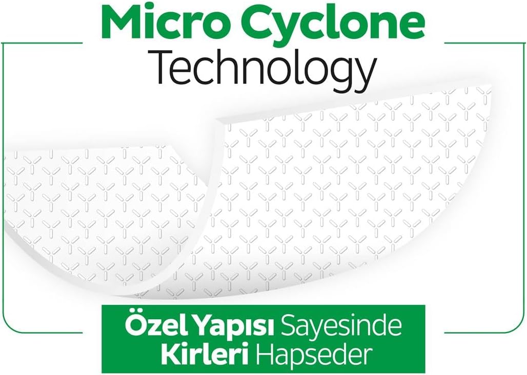 Easy Clean White Soap Additive Mopa Compatible Floor Cleaning Towel, 50 Sheets