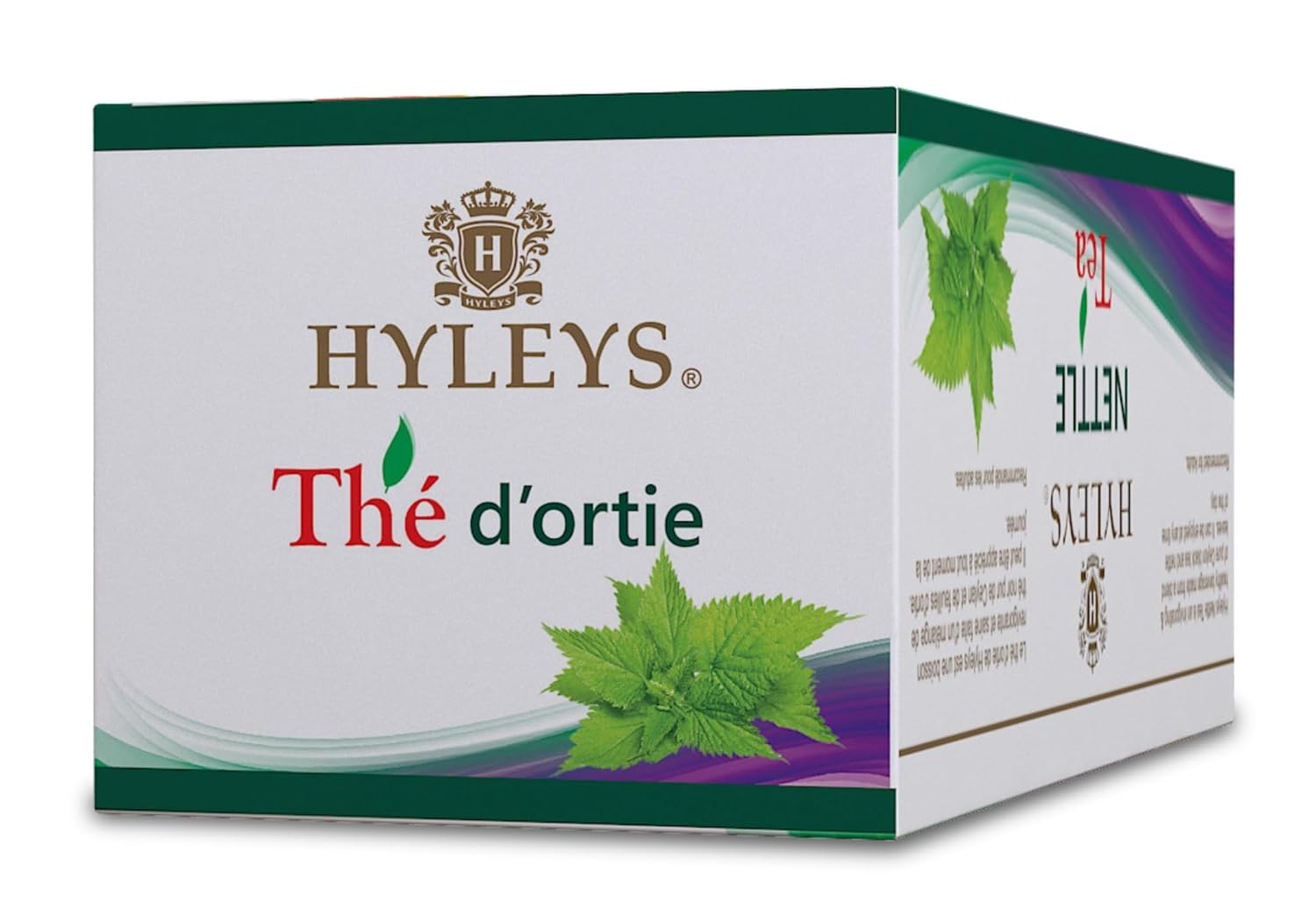 Hyleys Natural Wellness Nettle Leaves with Black Tea - Pure Ceylon Tea Blend - 100% Natural, Sugar-Free, Gluten-Free, Non-GMO - 25 Tea Bags
