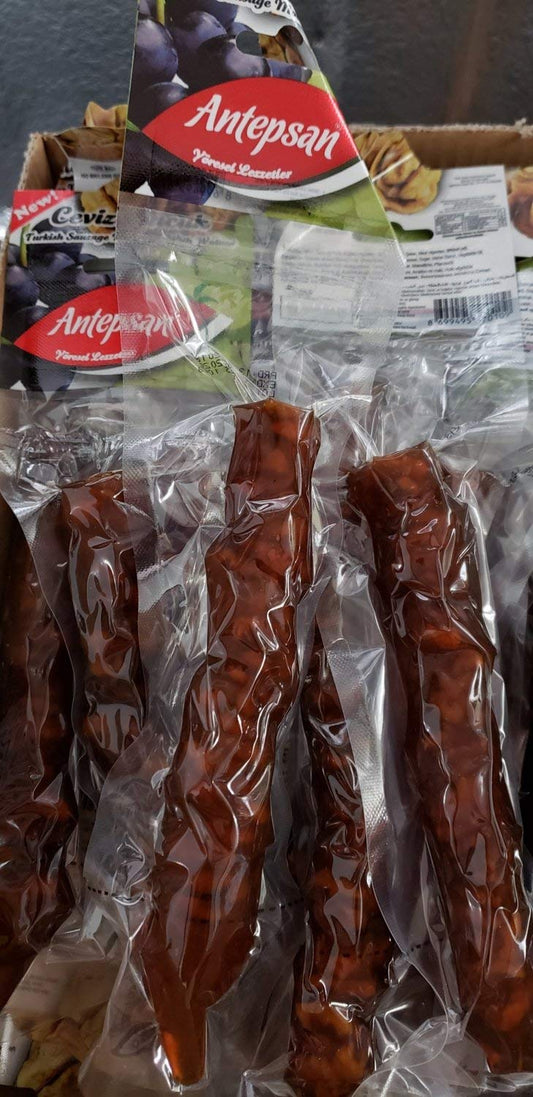 2 of Keyifce Traditional Turkish Delights Single Stick (Cevizli Sucuk Sweet Walnut Soujouk)