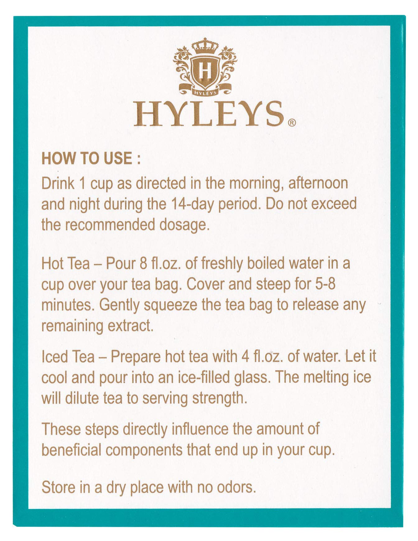 Hyleys Detox Tea