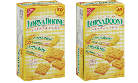 Lorna Doone-Shortbread Cookies, 1.50z Pack, 30 Count(Pack of 2)