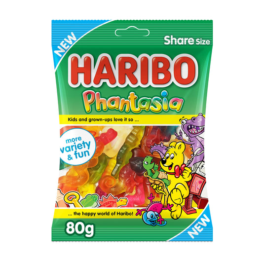 Haribo Halal Phantasia 100g (Meyve Sulu Karisik Yumusak Seker)