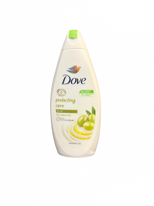 Dove protecting care olive oil shower gel (500 mL / 16.9 fl oz) by Dove (2 pack)