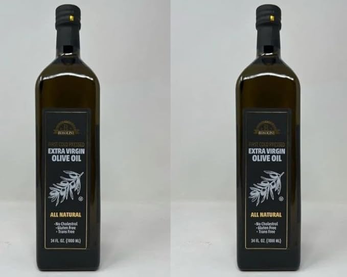 ROSOLINI GOLD || Extra Virgin Olive Oil || 34 fl oz (1000ml) || 2 Bottles