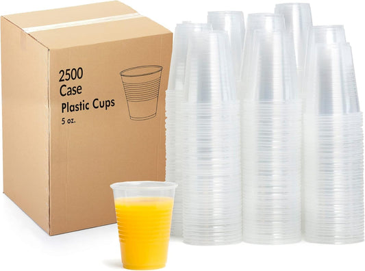 Disposable Cold Plastic Drinking Cup, 5 Oz (Pack Of 2500)