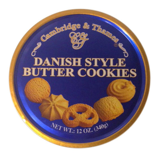 Cambridge & Thames Danish Style Butter Cookies 12 oz (1 pack)
