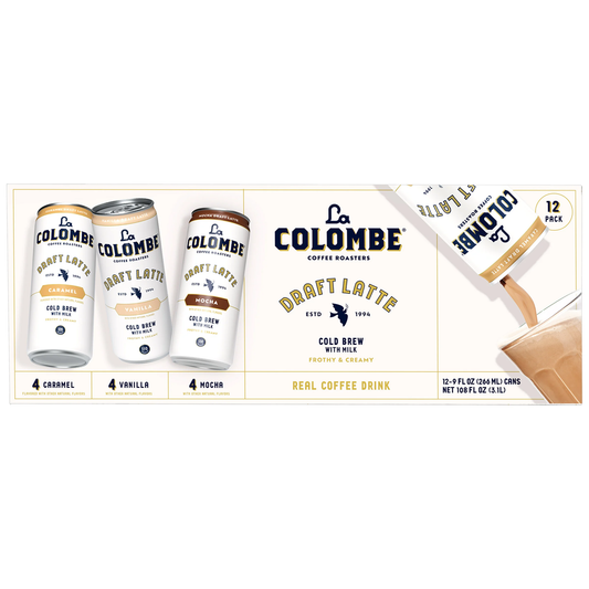 La Colombe Coffee Draft Latte, Variety Pack, Cans, 12 pk./9 fl. oz.