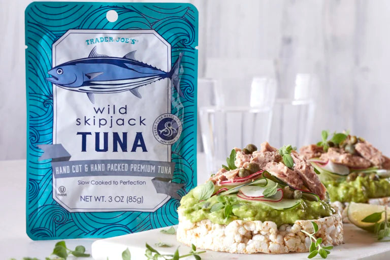 Trader Joe's Wild Skipjack Tuna 3 Oz (85g) - 12 pack