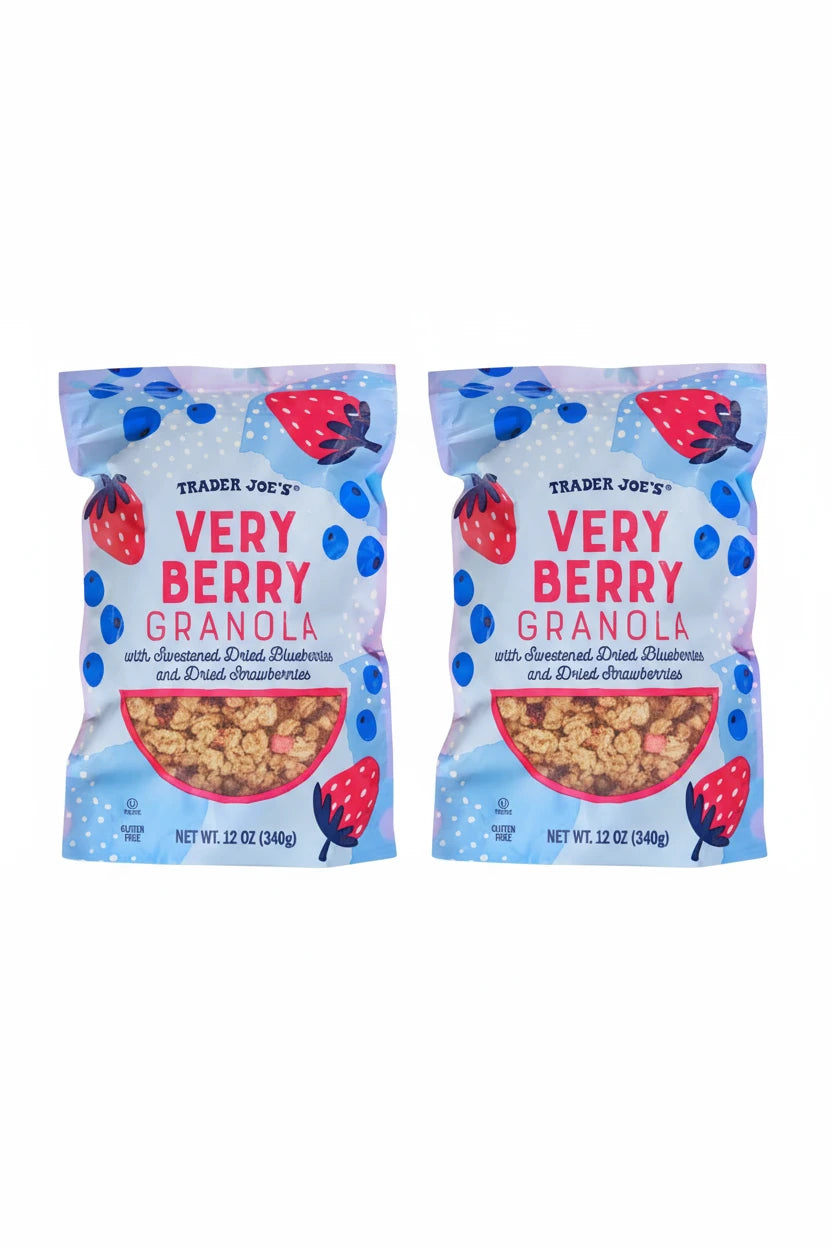Trader Joe's Very Berry Granola 12 Oz (340g) ~ 2 pack
