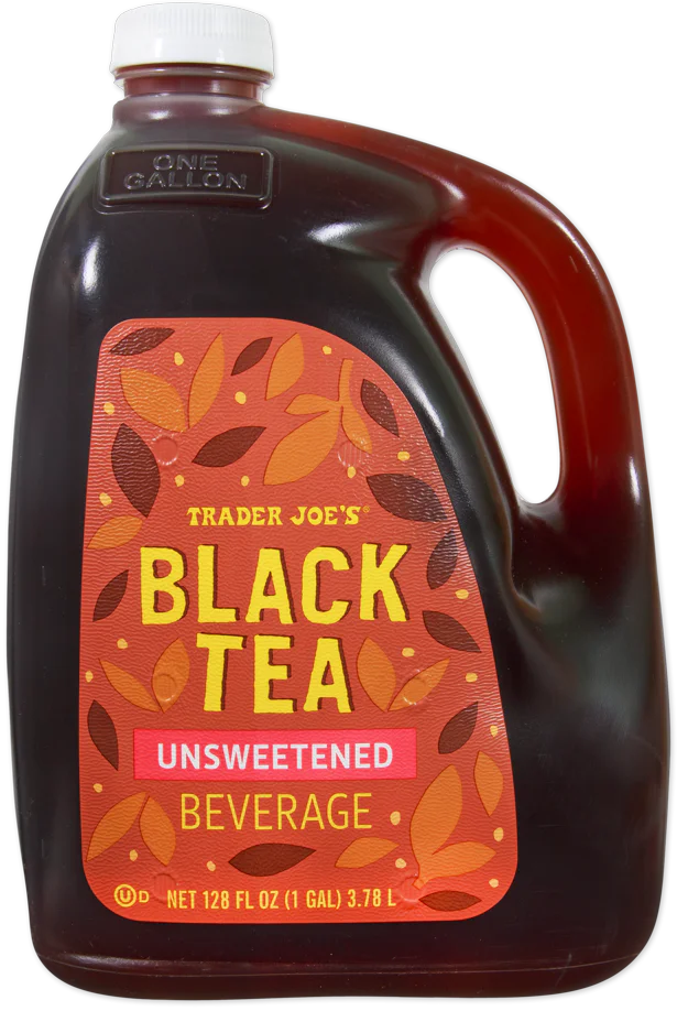 Trader Joe's Black Tea Unsweetened Beverage 128 Fl Oz