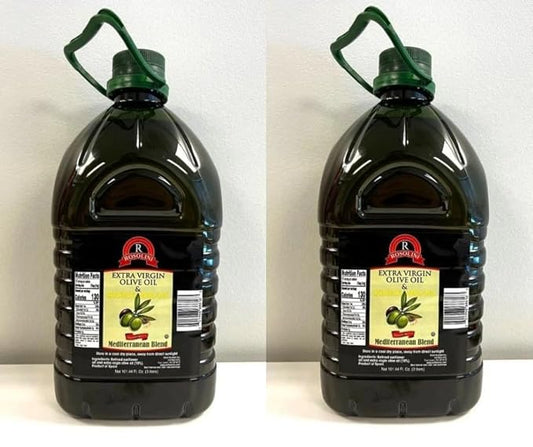 ROSOLINI || Extra Virgin Olive Oil & Sunflower Oil || 101.44 fl oz (3 liters) || 2 Bottles