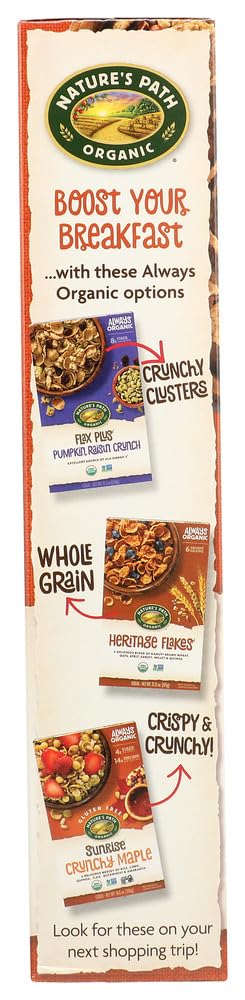 Nature's Path Organic Flax Plus Cereal Maple Pecan Crunch -- 11.5 oz - 2 pc