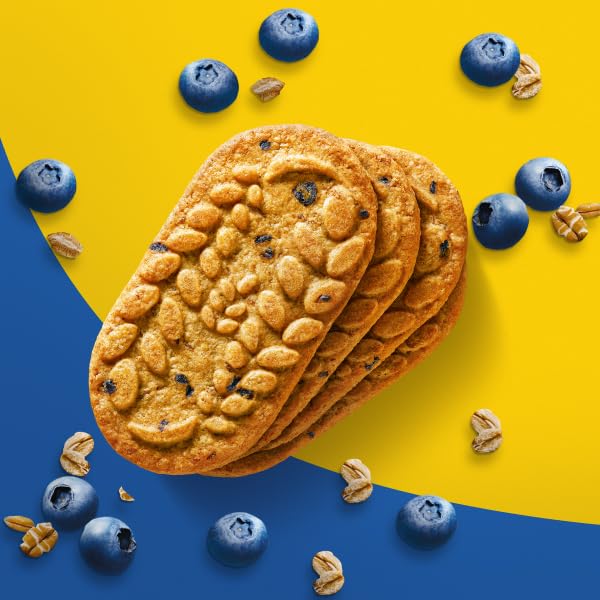 belViita Blueberry Breakfast Biscuits, 5 Packs (4 Biscuits Per Pack)