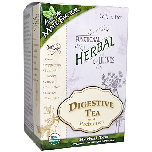 Mate Factor Functional Herbal Tea Blends Digestive with Prebiotics 20 tea bags (a) - 2PC