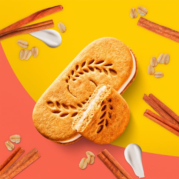 belViita Breakfast Sandwich Cinnamon Brown Sugar with Vanilla Creme Breakfast Biscuits, 5 Packs (2 Sandwiches Per Pack)