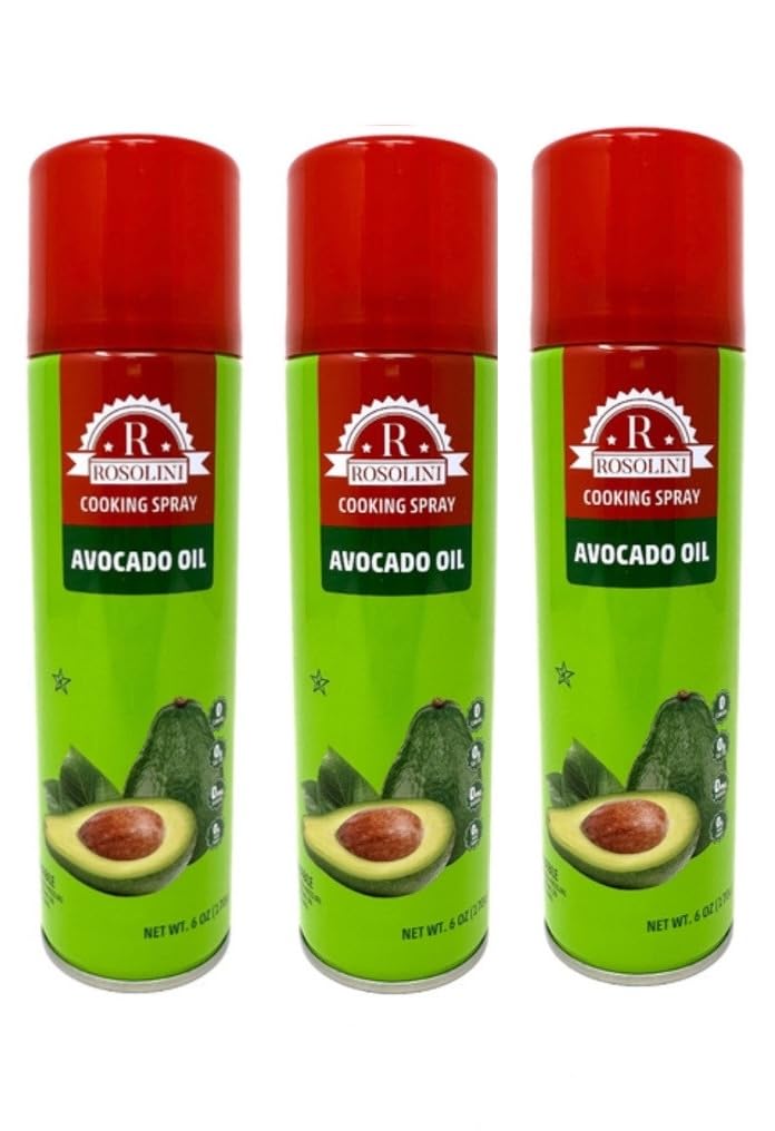 Rosolin Avocado Oil Cooking Spray 6oz (170g) 3 pack Halal/Kosher