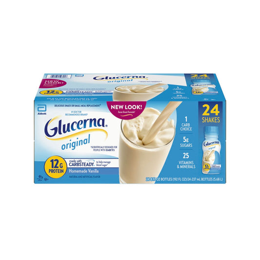 Glucerna Homemade Vanilla Shake - 8 oz. - 24 ct. (pack of 2)