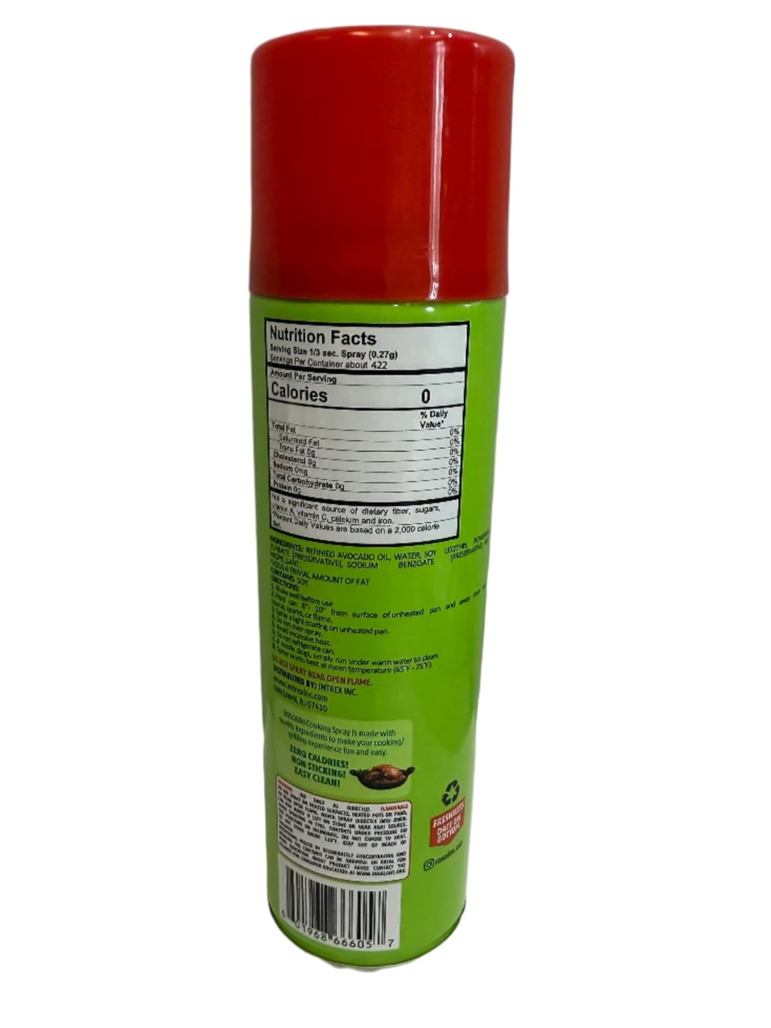 Rosolin Avocado Oil Cooking Spray 6oz (170g) 3 pack Halal/Kosher
