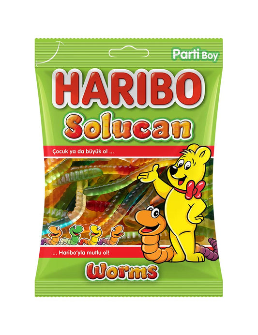 Haribo Halal Worms 160gram