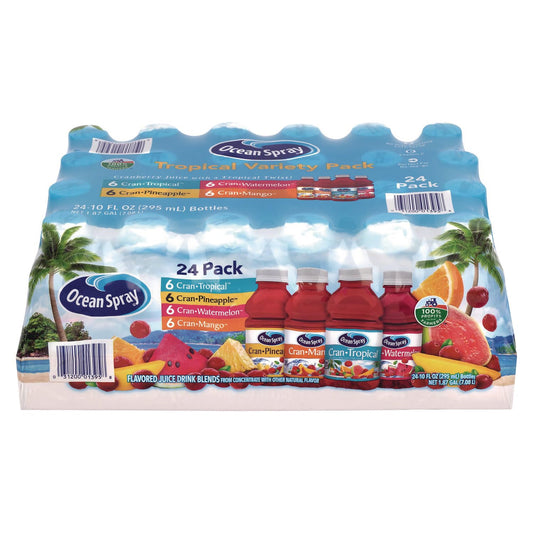 Ocean Spray Tropical Variety Pack, 24 ct./10 oz.
