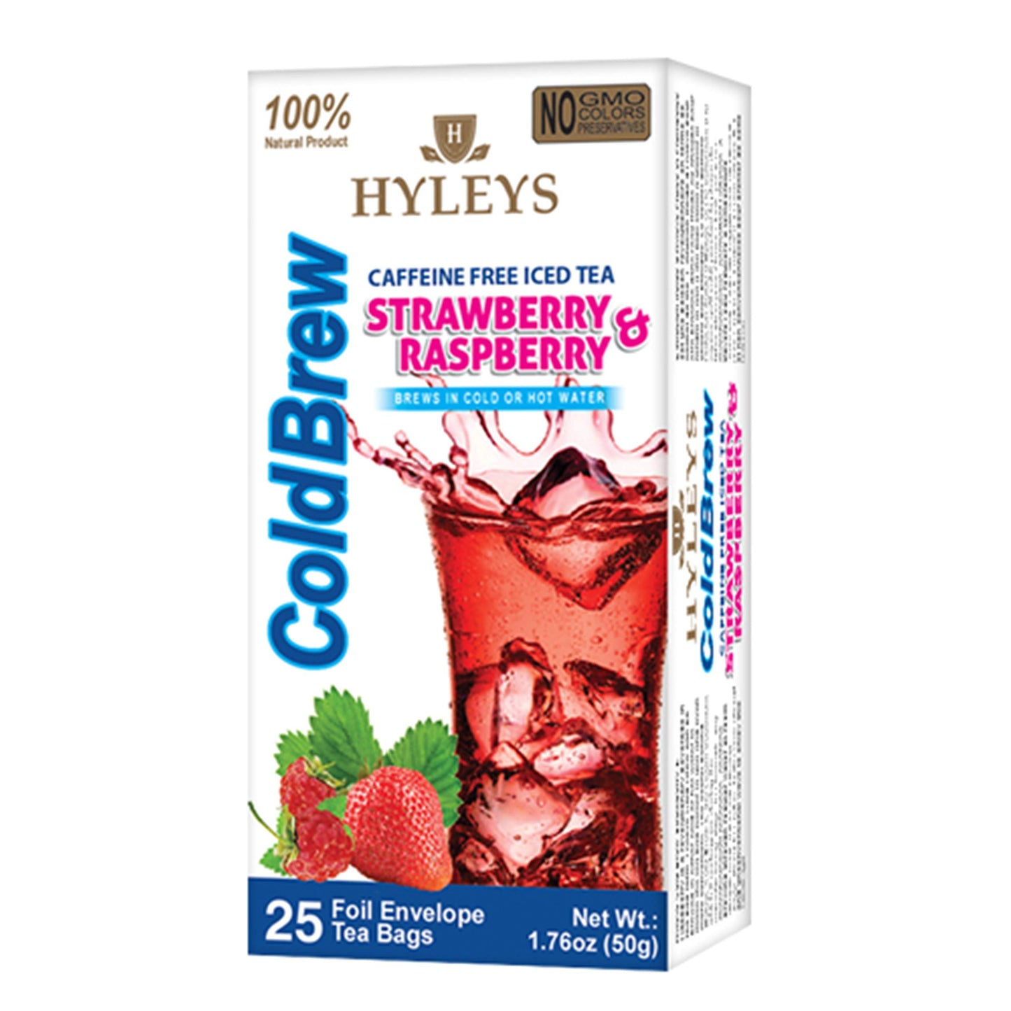 Hyleys Wellness Ginger & Honey Black Tea - Natural Digestive Support with Pure Ceylon Tea - 25 Tea Bags