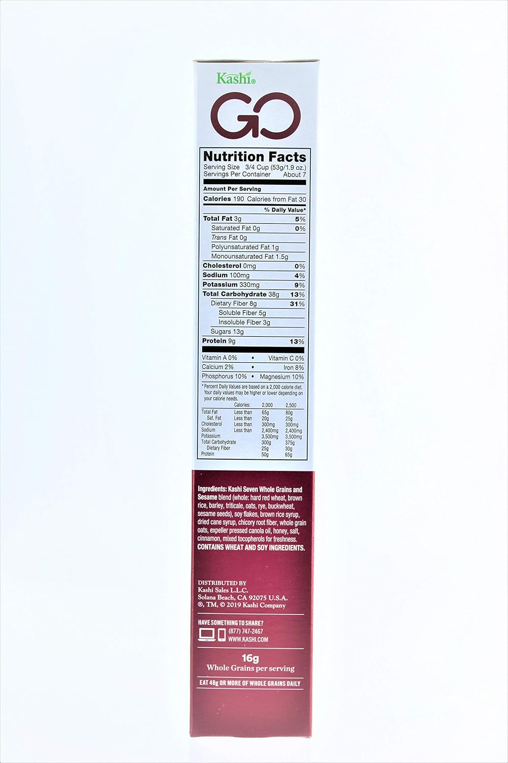 Kashi GoLean Crunch Cereal 13.8oz (pack of 3)3
