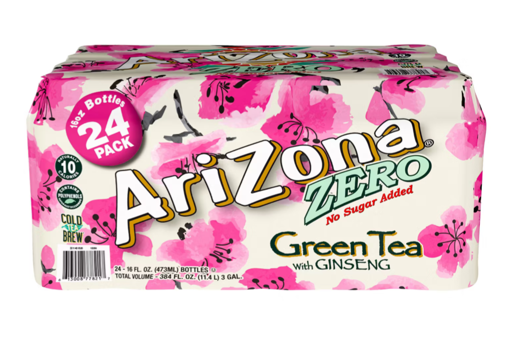 Arizona Zero Green Tea 16 fl. oz. / 24 pk.