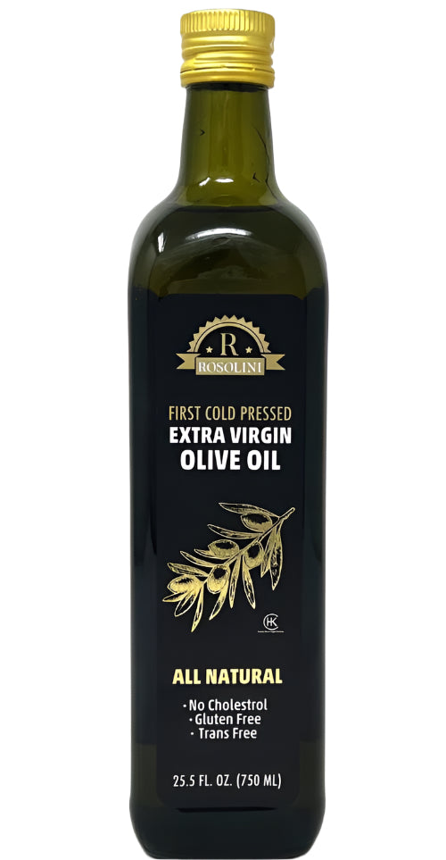 ROSOLINI GOLD || Extra Virgin Olive Oil || 25.5 fl oz (750ml) || 1 Bottle