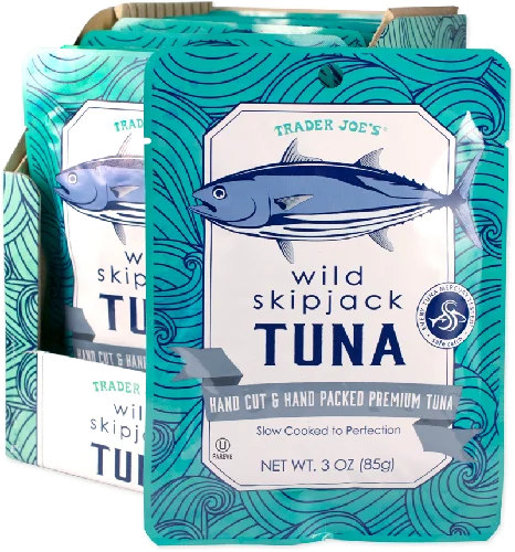 Trader Joe's Wild Skipjack Tuna 3 Oz (85g) - 12 pack
