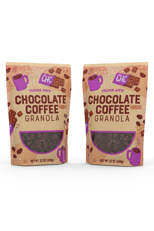 Trader Joe's Chocolate Coffee Flavored Granola 12 Oz (340g) ~ 2 pack