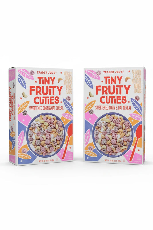 Trader Joe's Tiny Fruity Cuties Cereal 16 Oz / 1 LB (454g) ~ 2pack