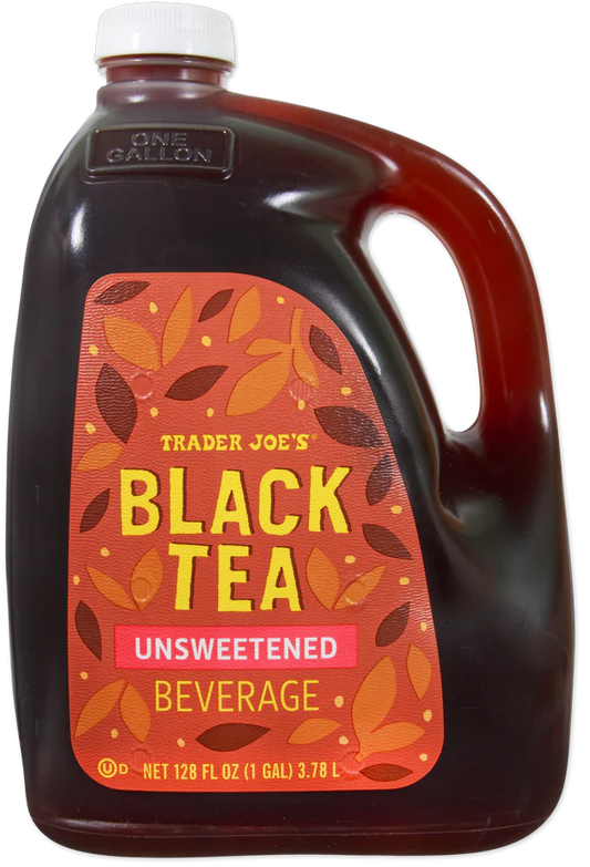 Trader Joe's Black Tea Unsweetened Beverage 128 Fl Oz
