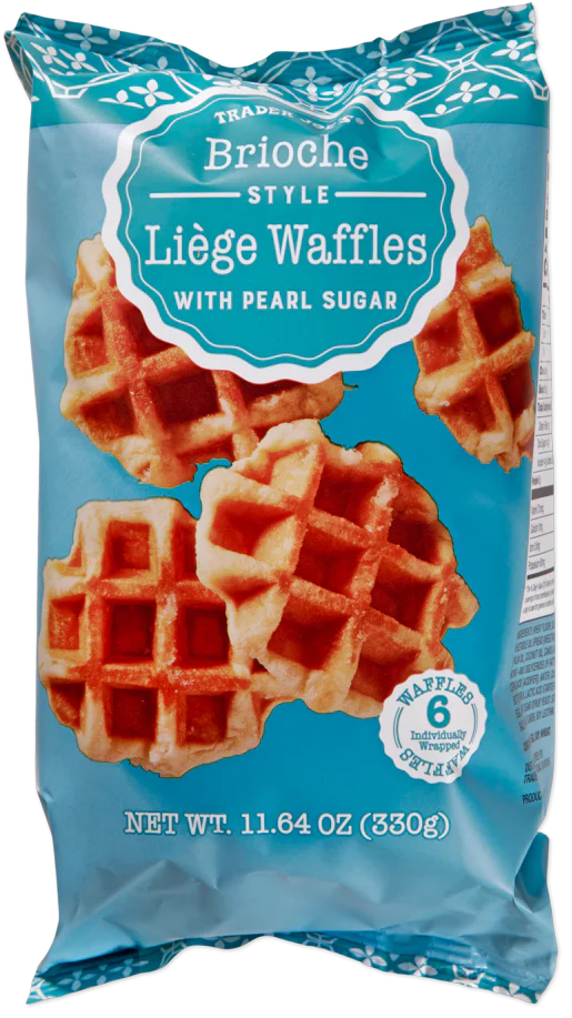 Trader Joe's Brioche Style Liège Waffles (2 Packs)